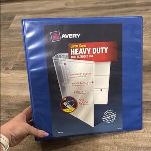 Avery 2” Blue Heavy Duty Binder